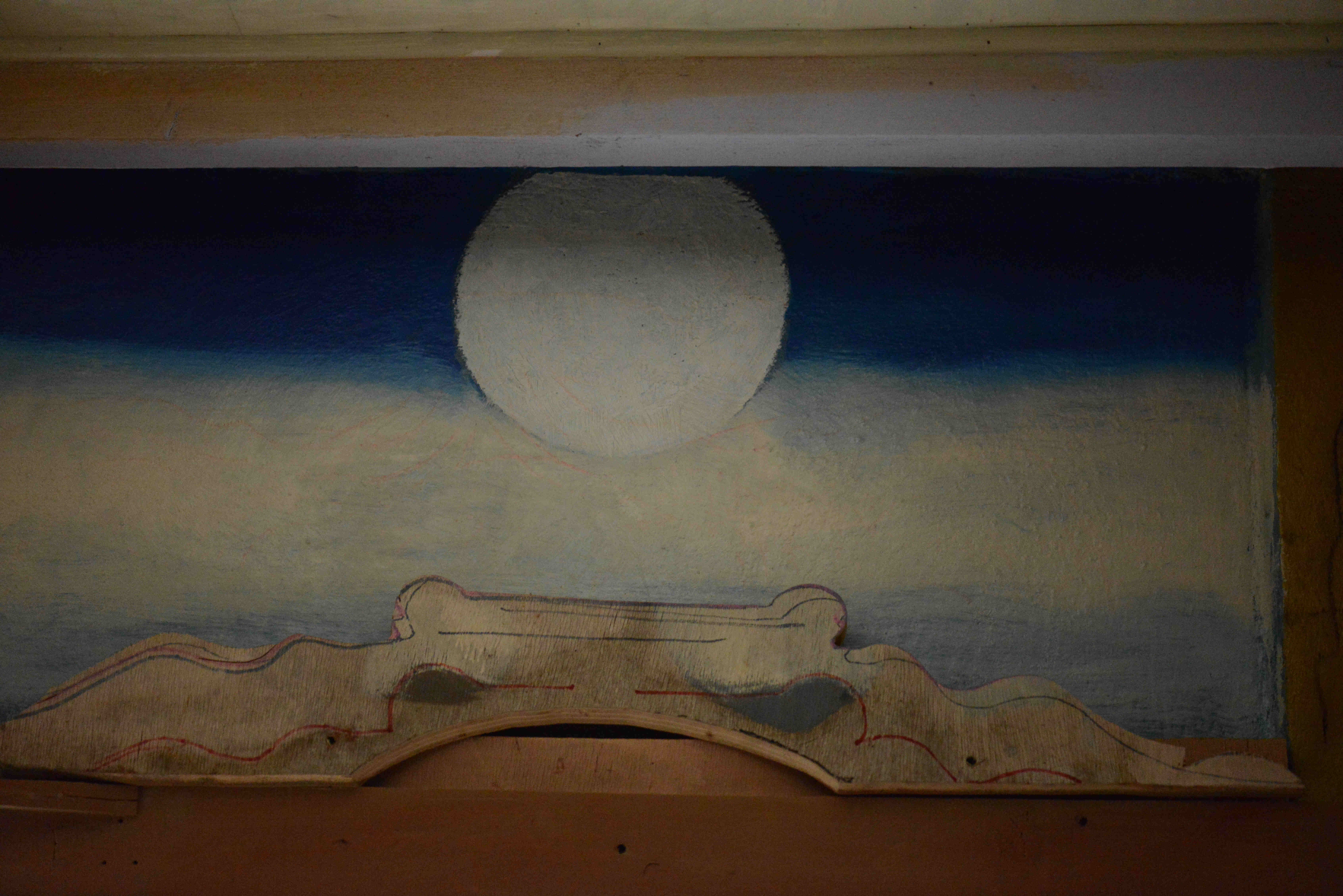 Octopus in moonlight